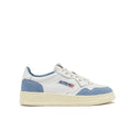 White Leather Low Top Sneakers