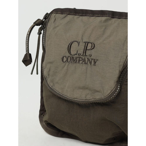 Bicolor Nylon Crossbody Bag