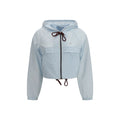 Blue Recycled Polyamide Shell Jacket