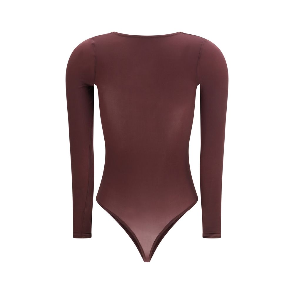 Purple Polyamide Bodysuit
