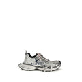 Multicolor Polyester Athletic Sneakers