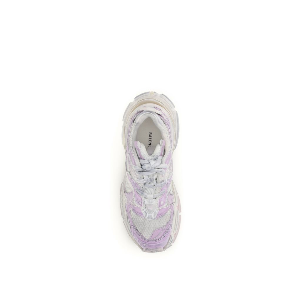 Multicolor Polyurethane Athletic Sneakers