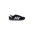 Black Leather Low Top Sneakers