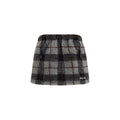 Multicolor Nylon Mini Skirt