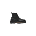 Black Leather Ankle Boots