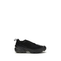 Black Polyester Athletic Sneakers