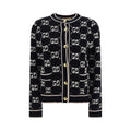 Black Wool Oves Aries Cardigan