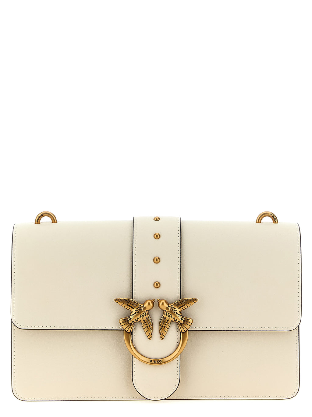 White Goatskin Crossbody Bag
