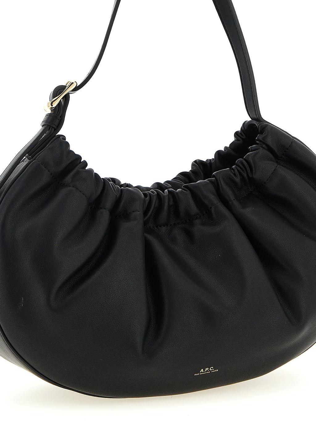 Black Polyethylene Shoulder Bag
