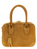 Beige Cowhide Handbag