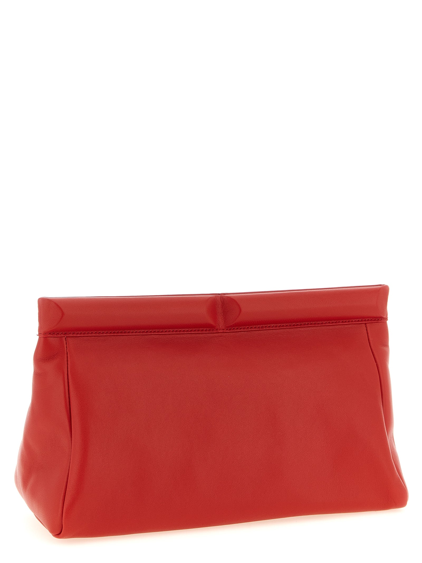 Multicolor Lambskin Clutch Bag