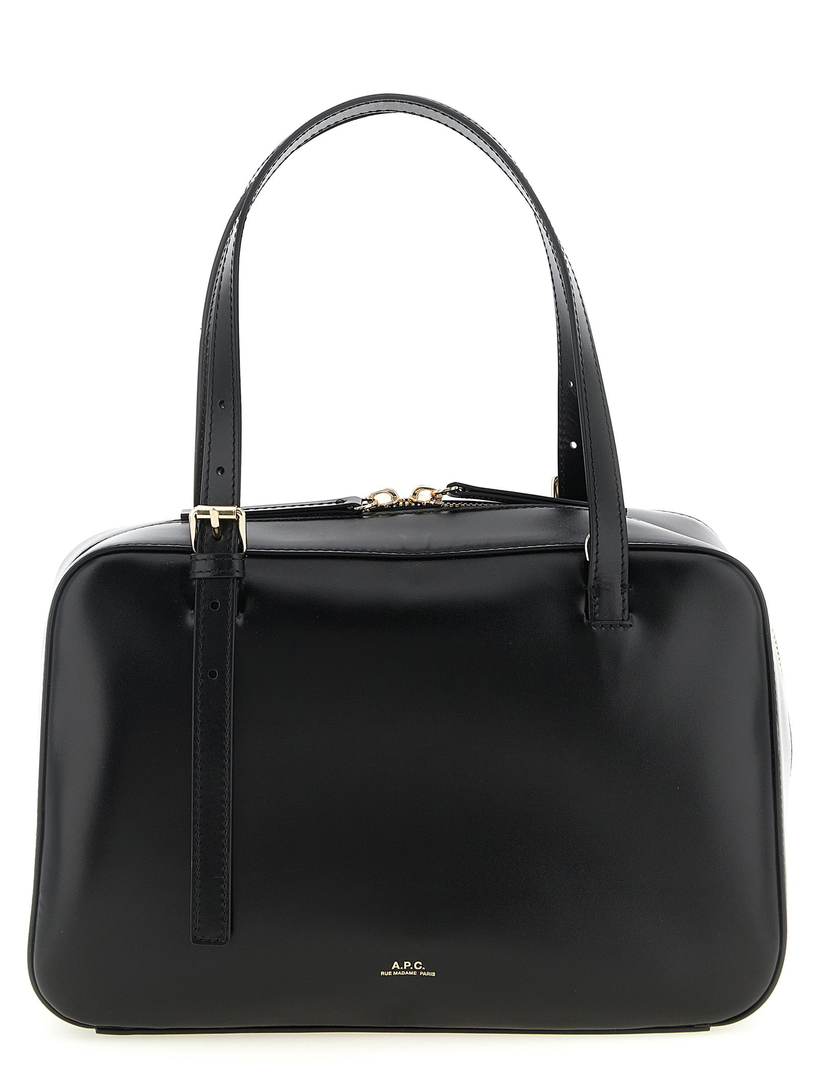 Black Cowhide Handbag