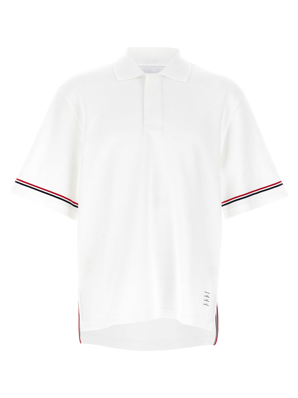 White Cotton Polo Shirt