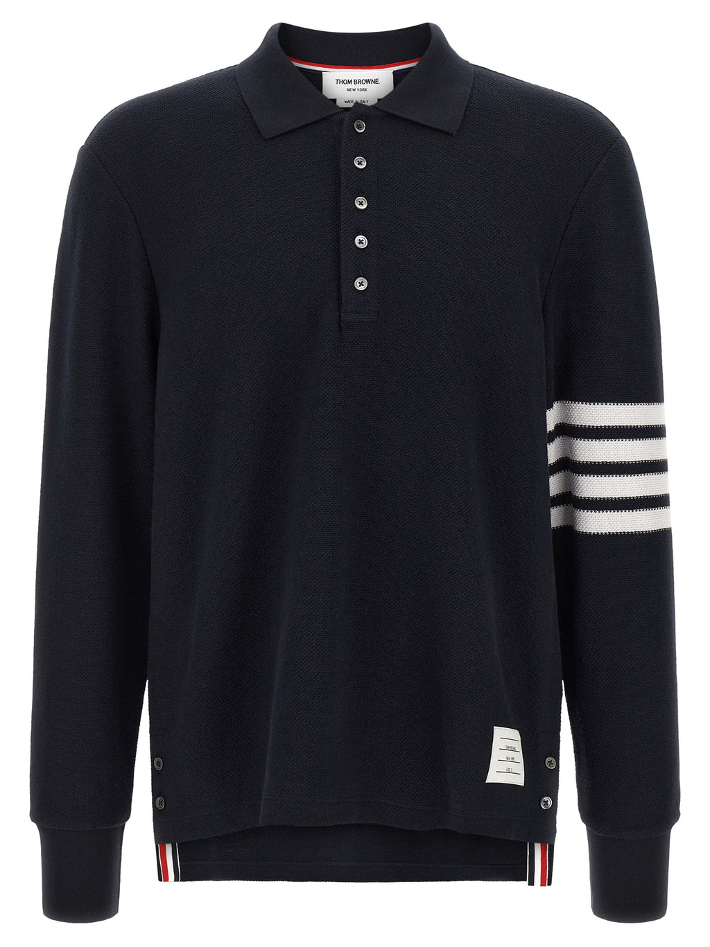Blue Cotton Polo Shirt