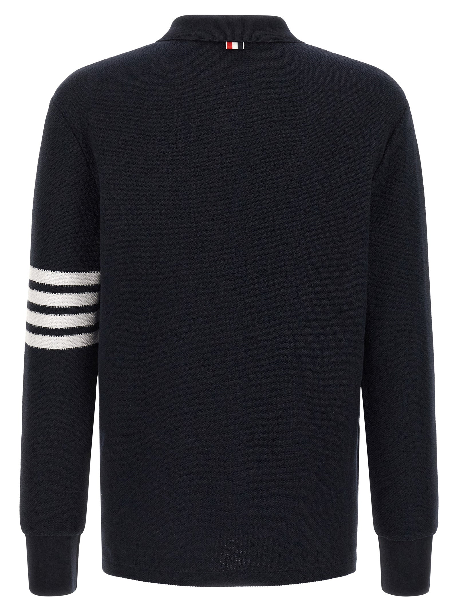 Blue Cotton Polo Shirt