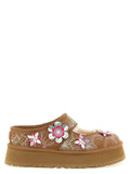 Multicolor Leather Flats