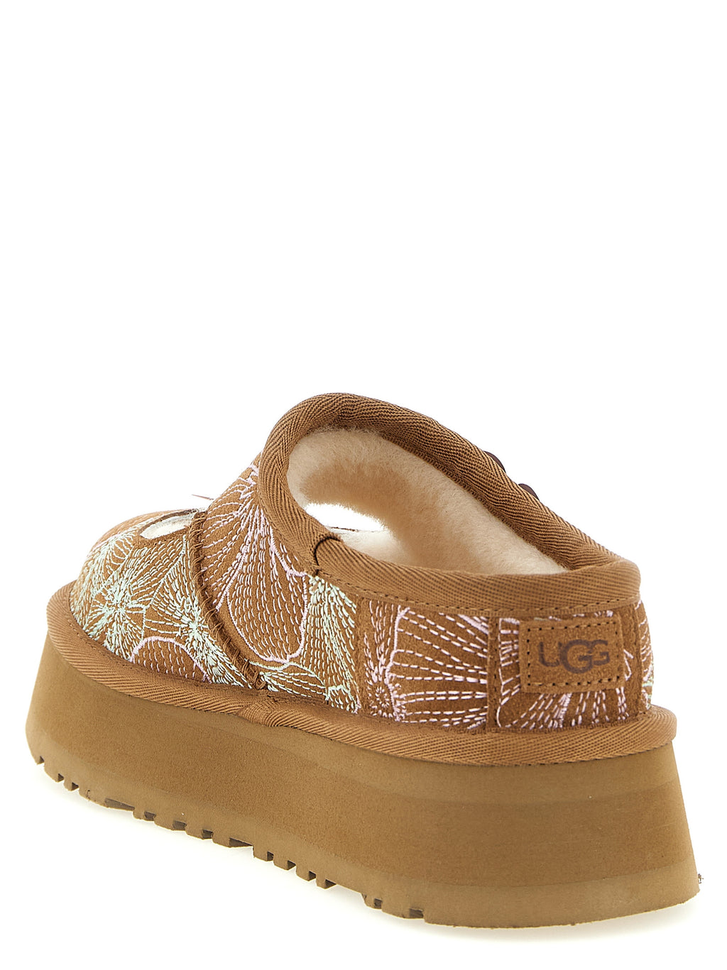 Multicolor Leather Flats