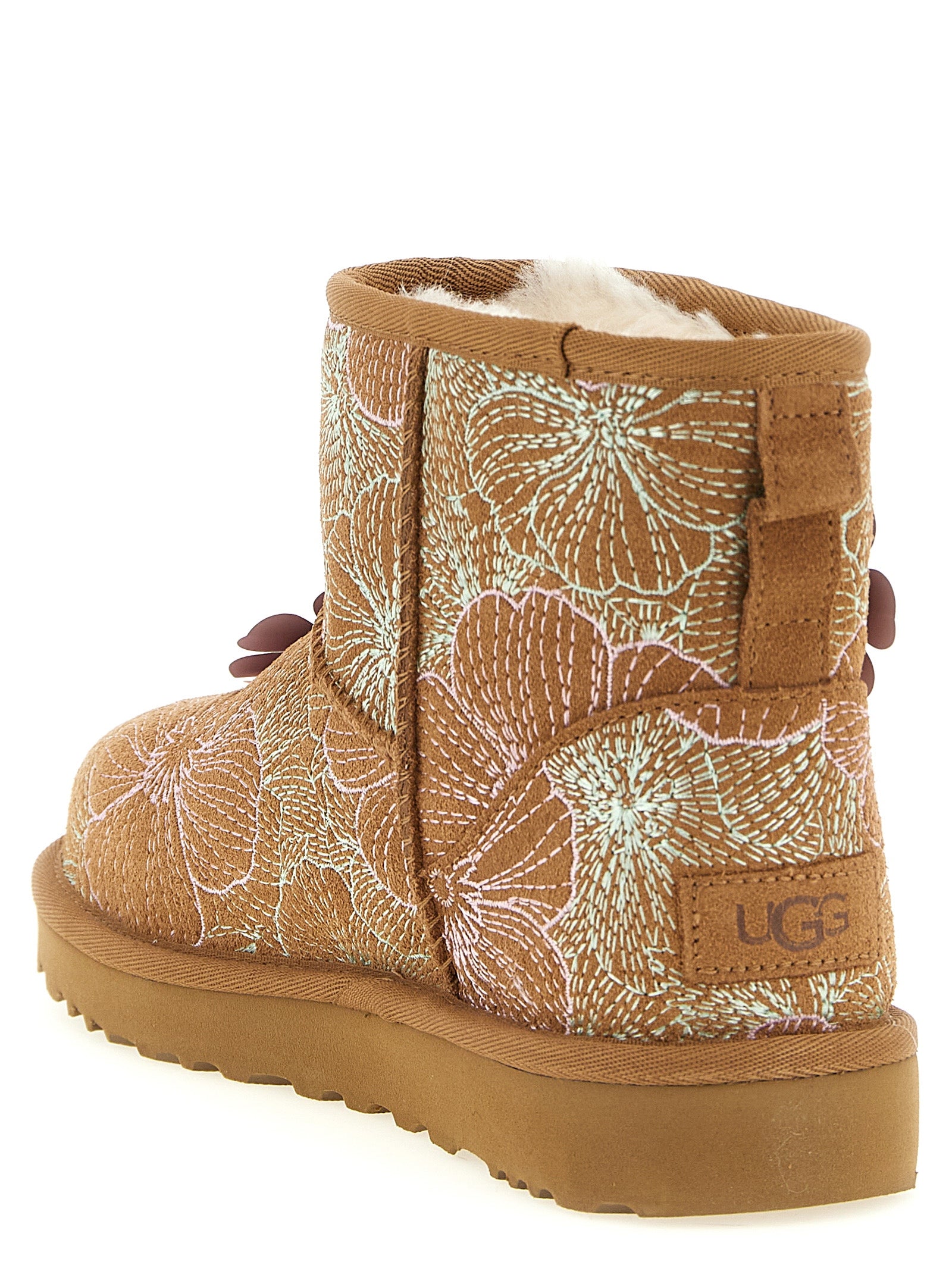 Multicolor Leather Ankle Boots