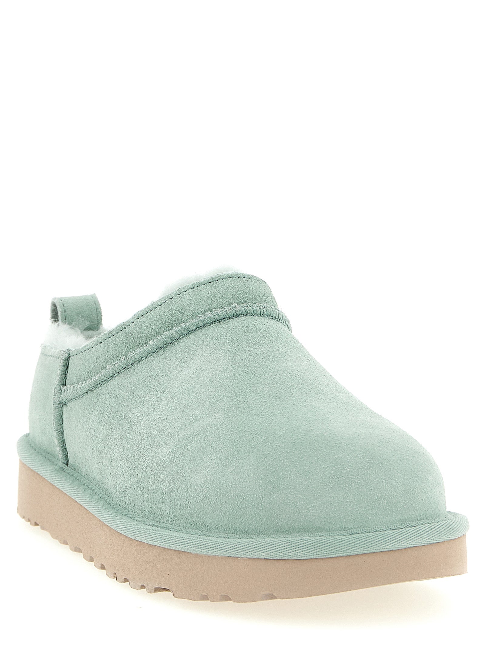 Bicolor Leather Ankle Boots