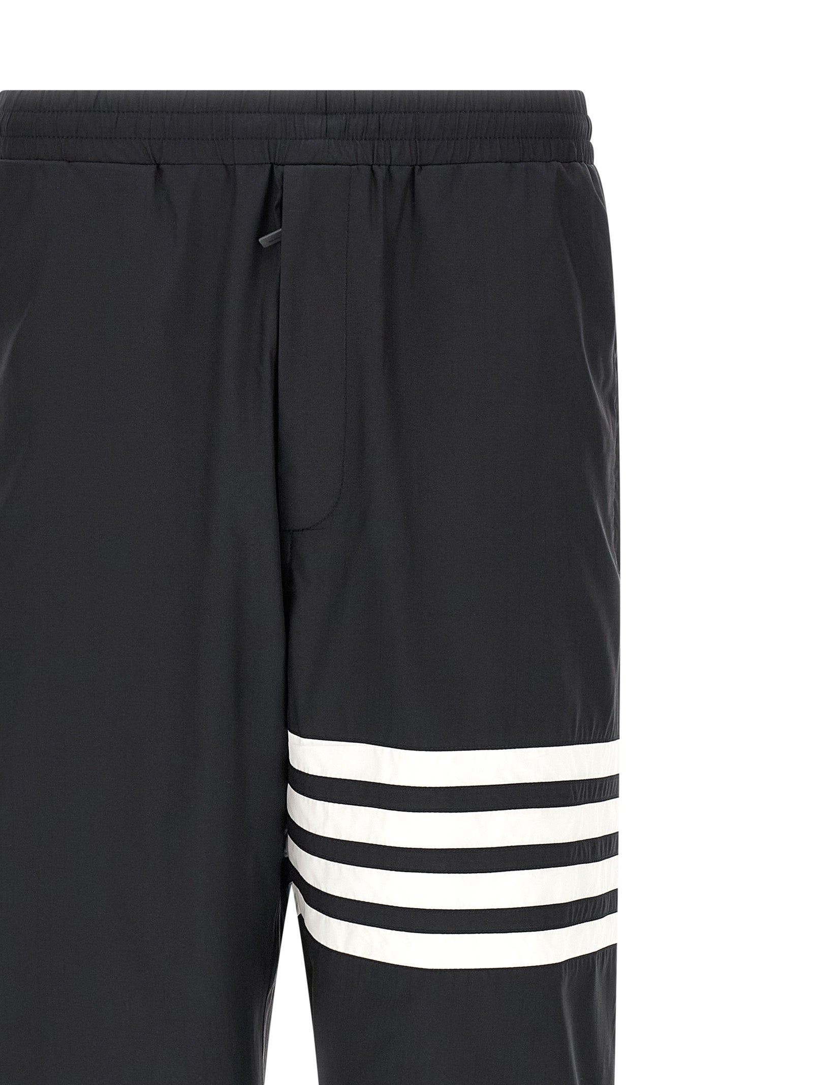 Blue Polyamide Joggers (Workout Pants)