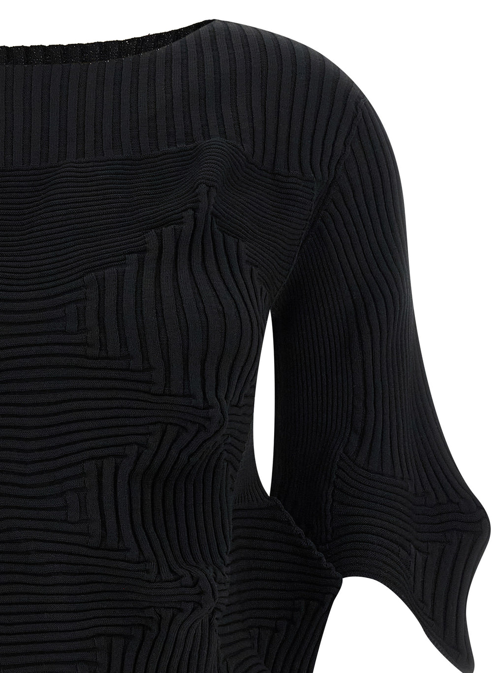 Black Polyester Blouse