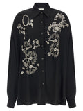 Black Polyester Blouse