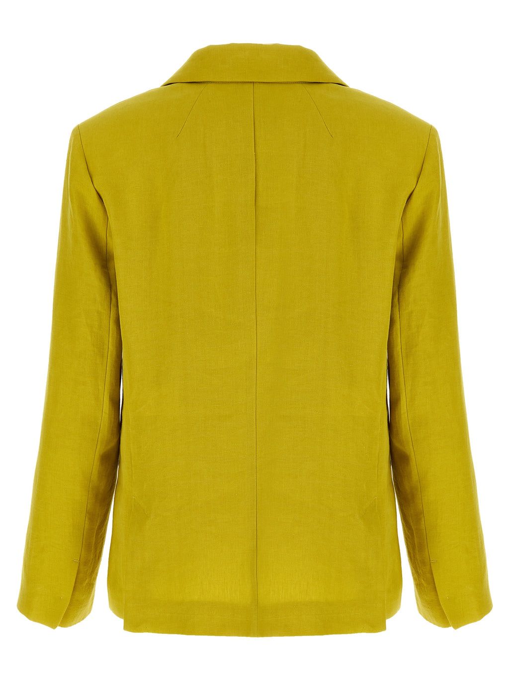 Bicolor Linen Blazer