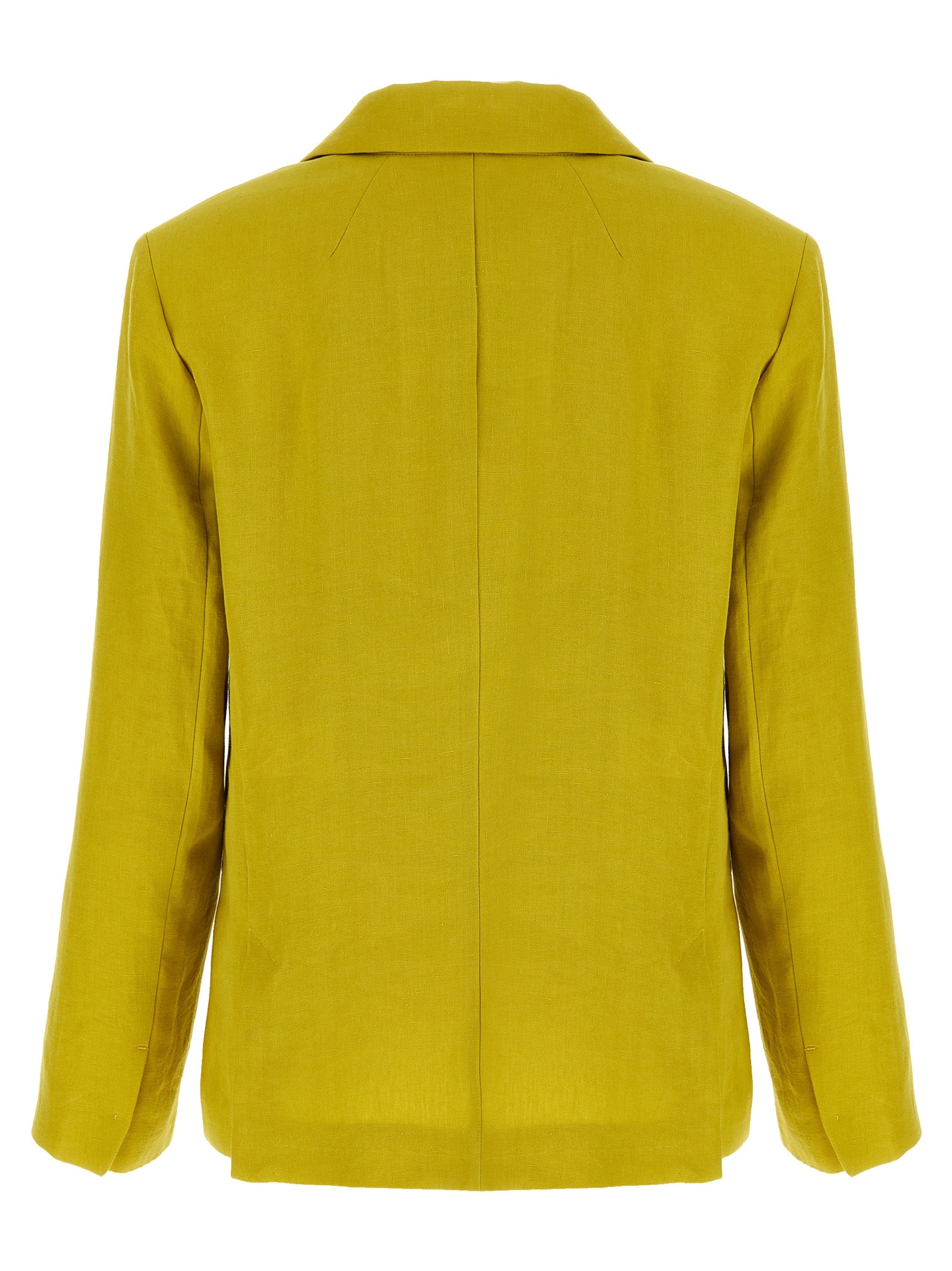 Bicolor Linen Blazer