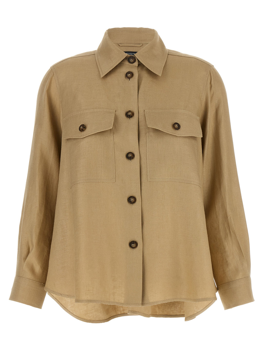 Beige Linen Blouse