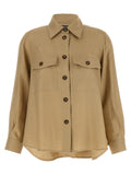 Beige Linen Blouse
