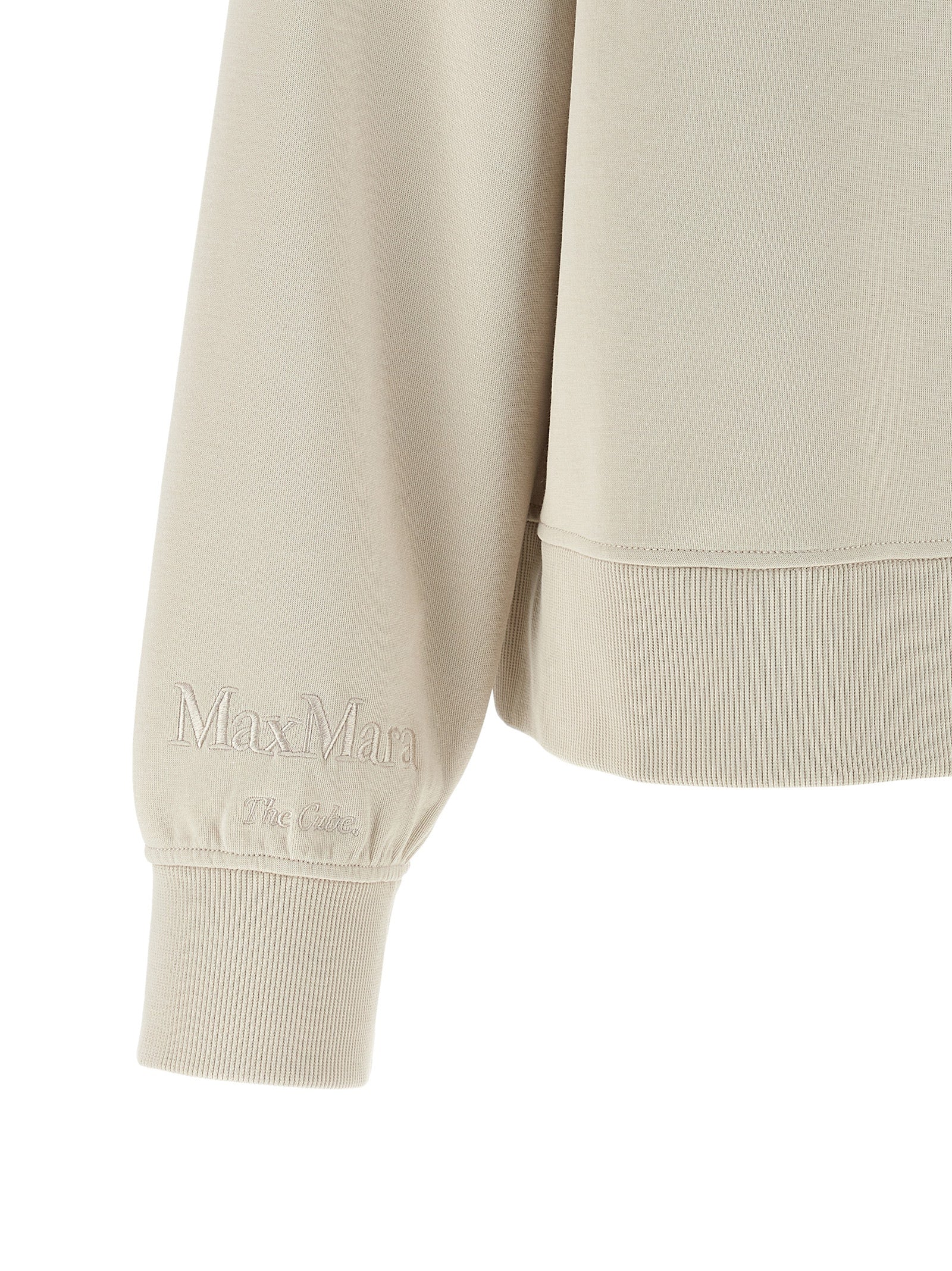 Beige Cotton Sweatshirt