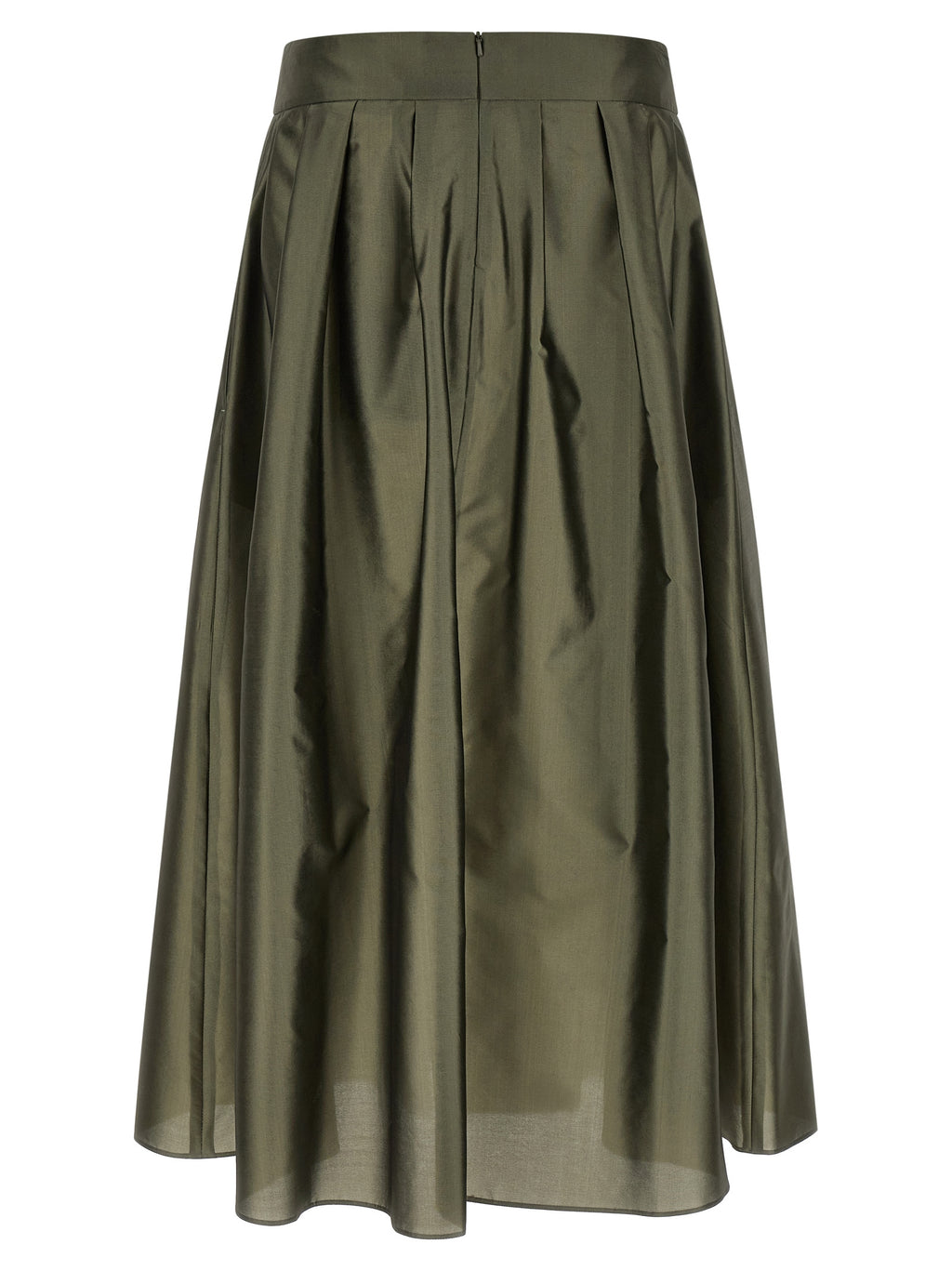 Bicolor Polyester Mini Skirt