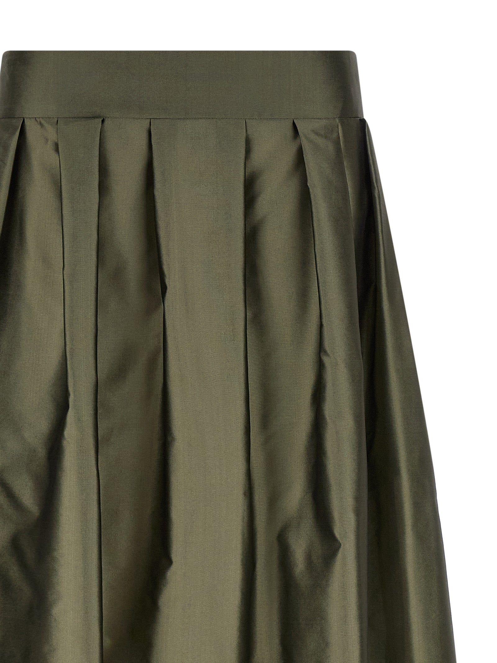 Bicolor Polyester Mini Skirt