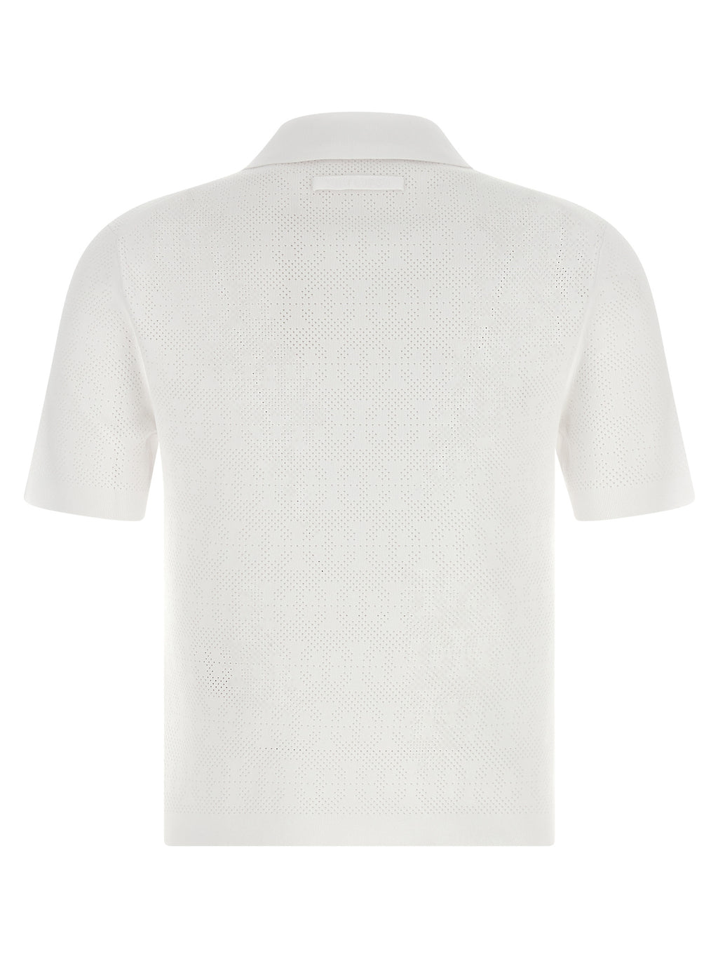 White Viscose Polo Shirt