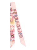Multicolor Silk Foulard