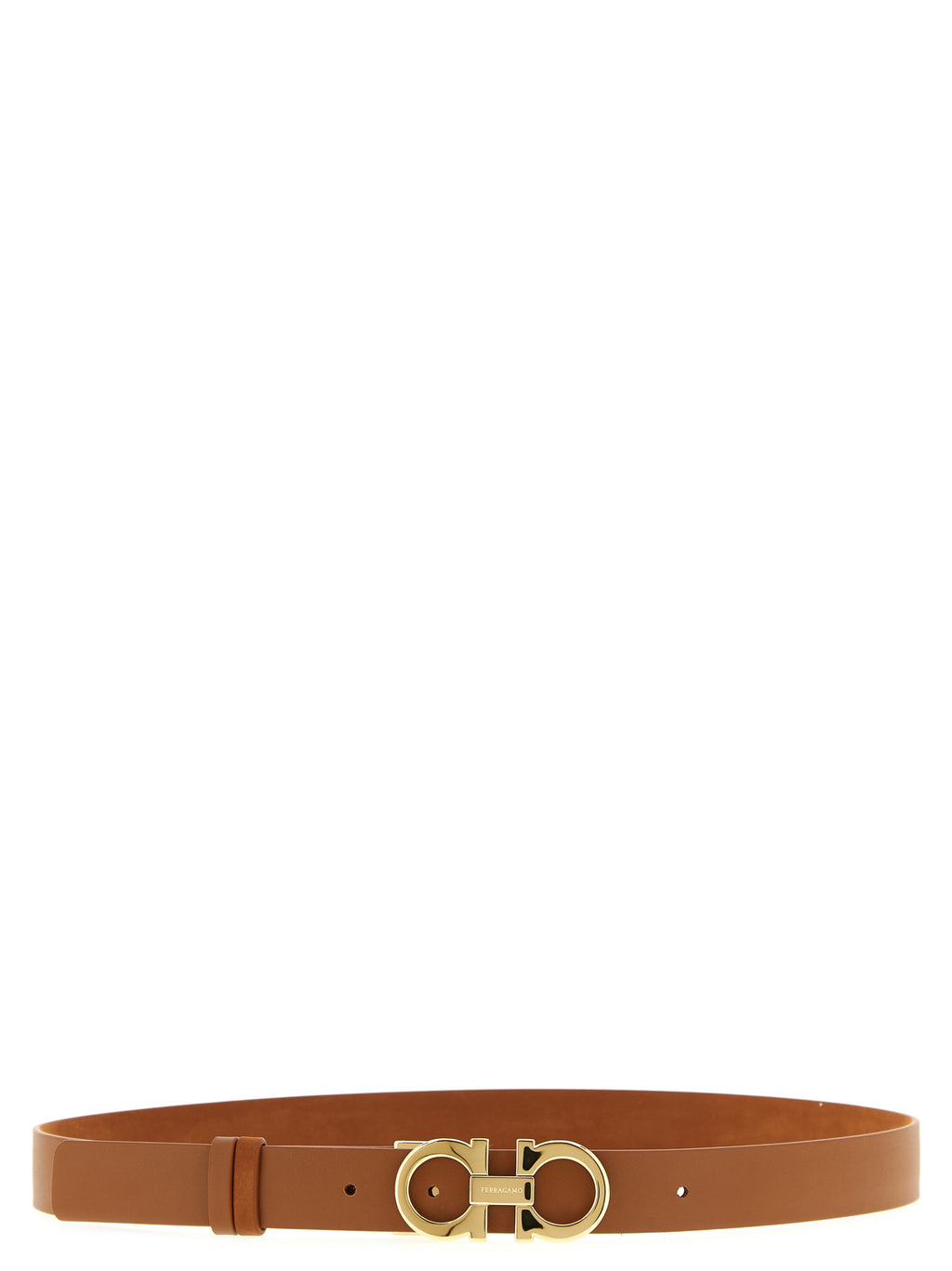 Brown Calfskin Regular Belt