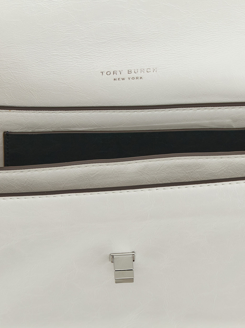 White Lamb Leather Shoulder Bag