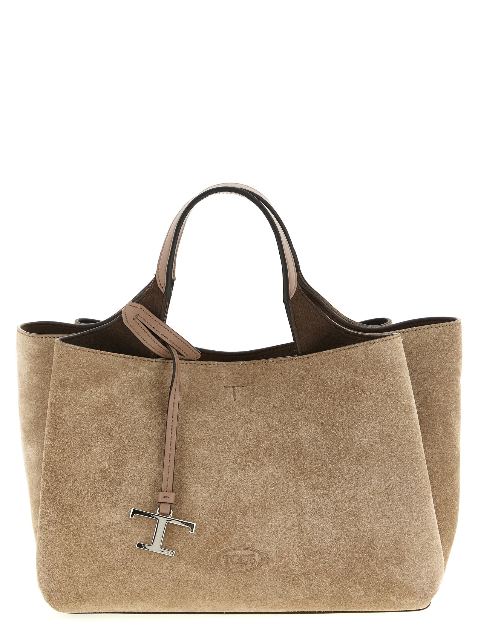 Beige Calfskin Handbag