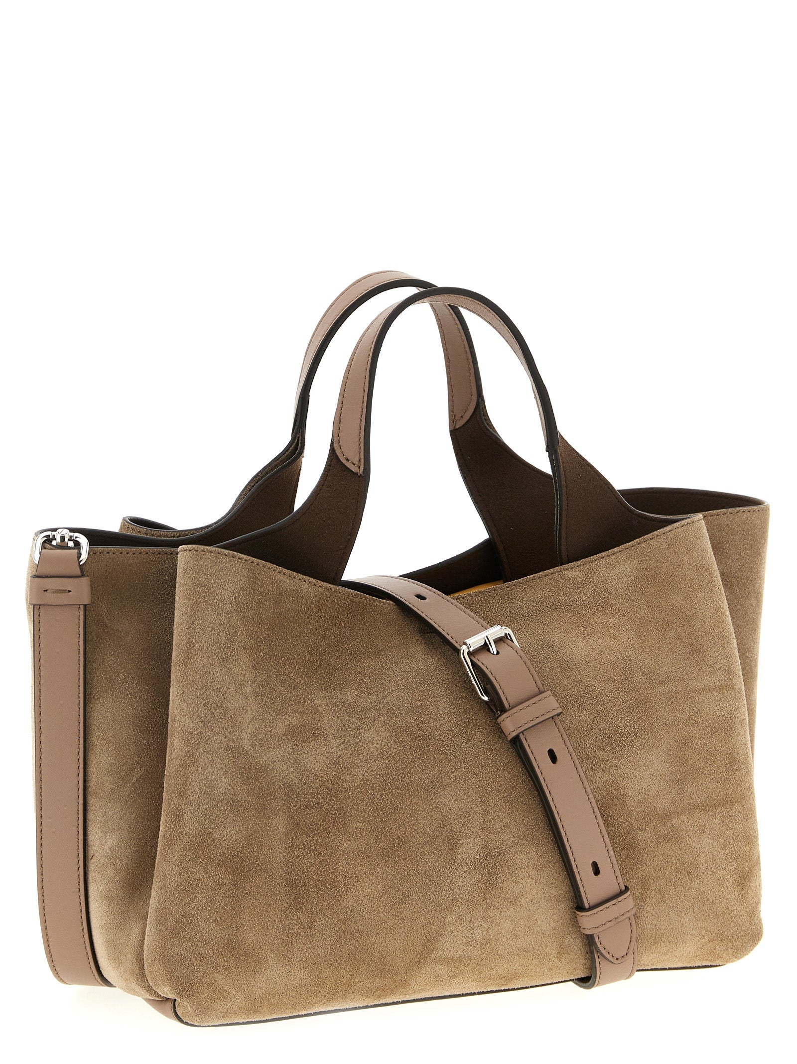 Beige Calfskin Handbag