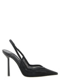 Black Polyamide High Heel Pumps