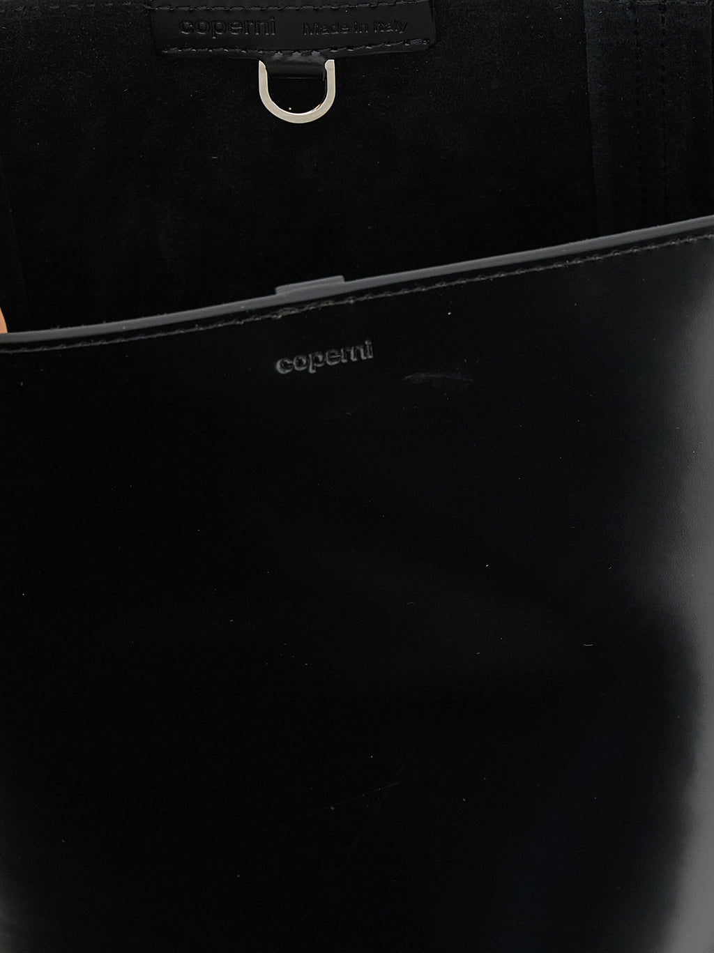 Black Cowhide Shoulder Bag