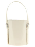 Beige Cowhide Shoulder Bag