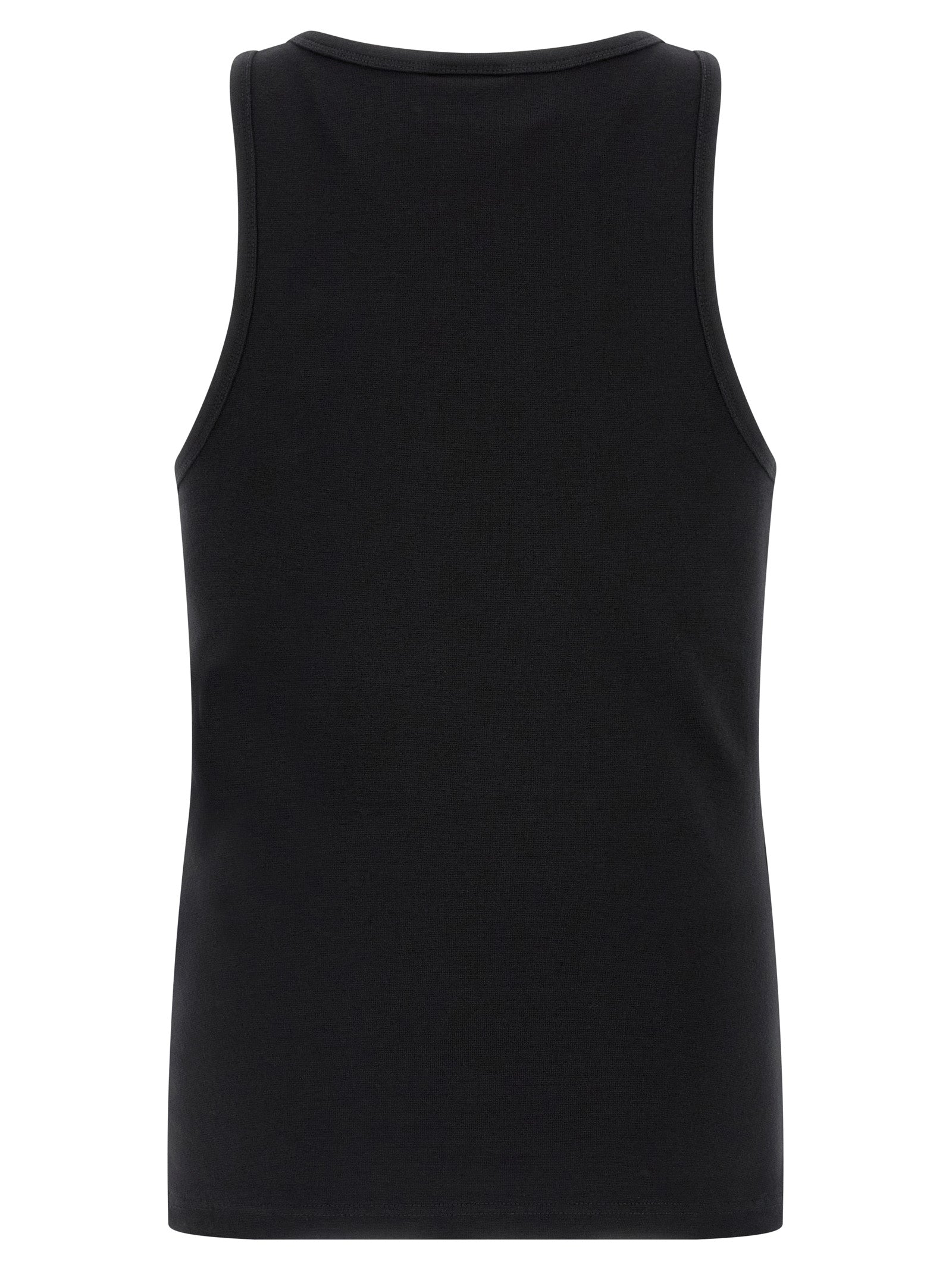 Black Cotton Tank Tops