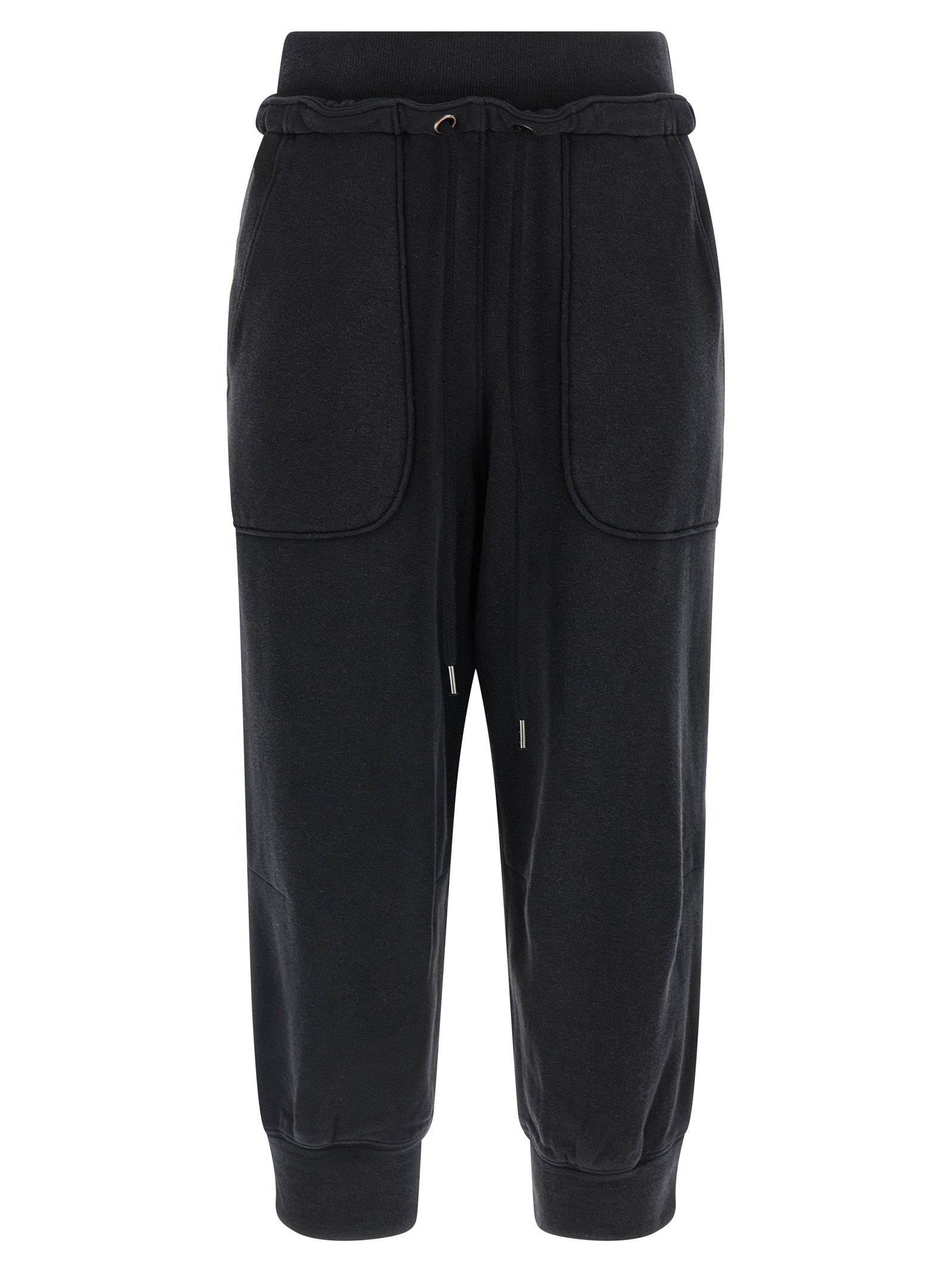 Black Cotton Joggers (Workout Pants)