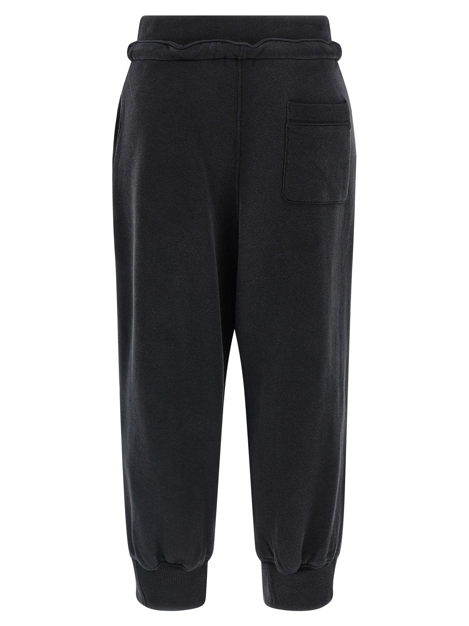 Black Cotton Joggers (Workout Pants)