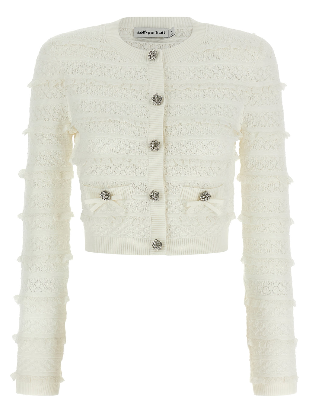 White Viscose Cardigan