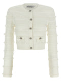 White Viscose Cardigan