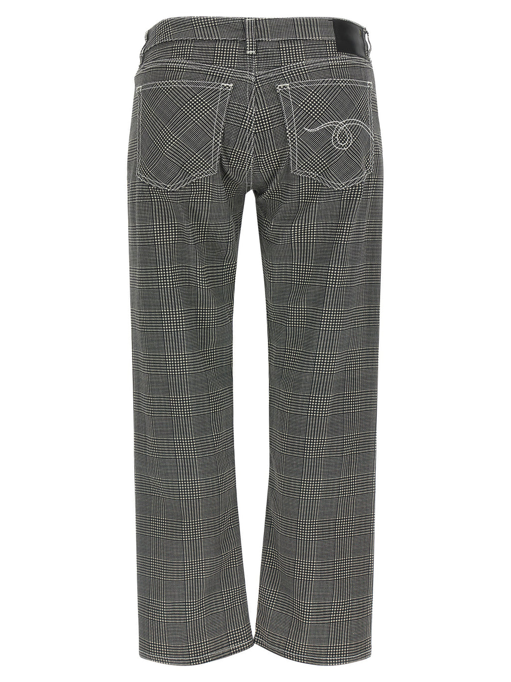 Bicolor Cotton Casual Pants