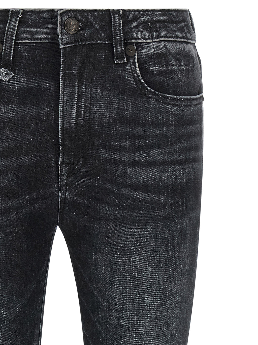 Black Cotton Jeans Denim