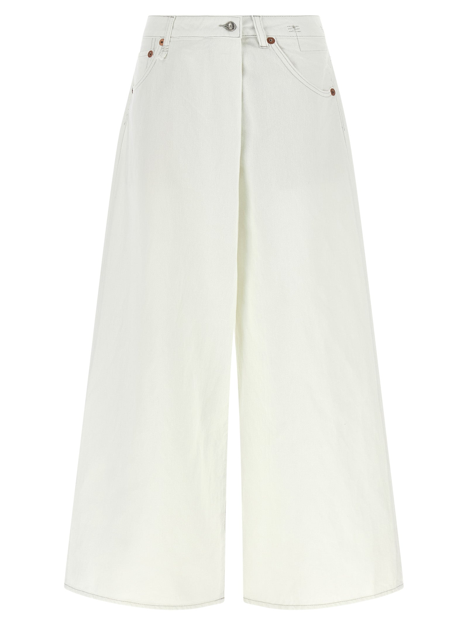 White Cotton Jeans Denim